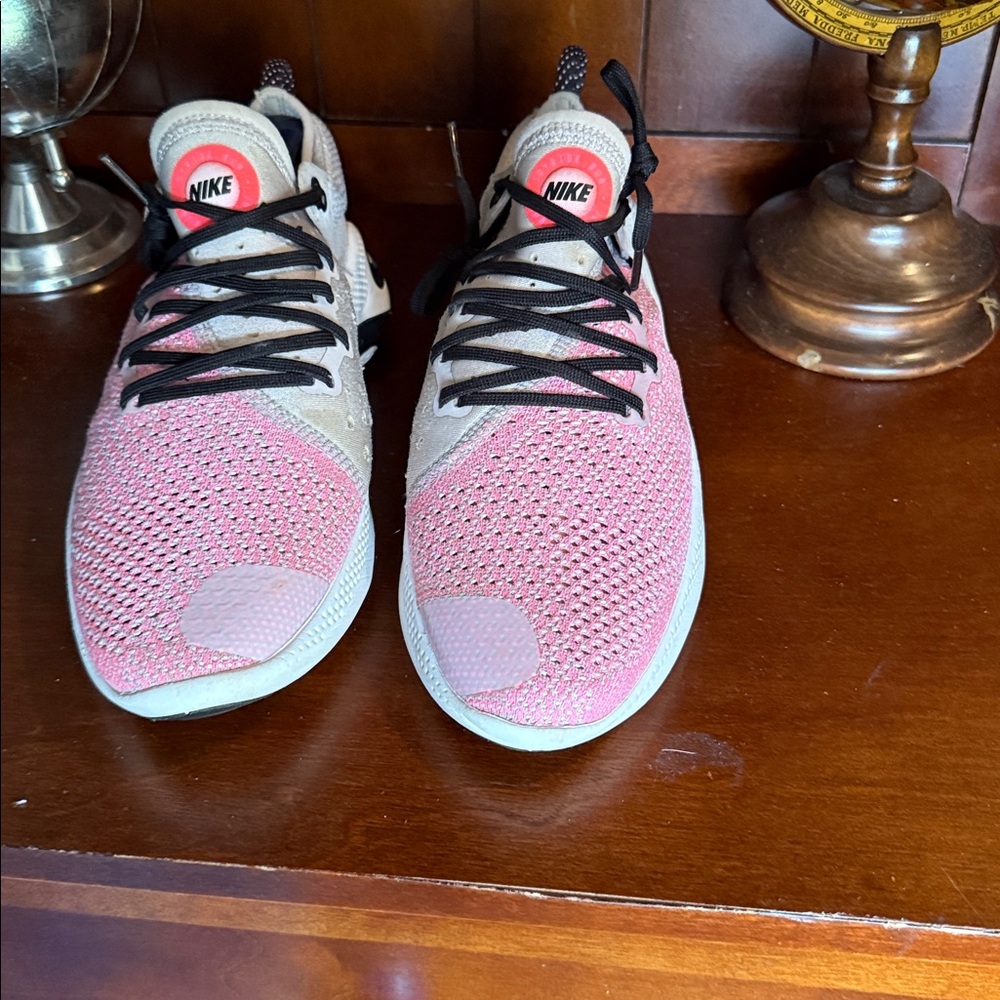 Nike Pink and Gray Athletic Shoes